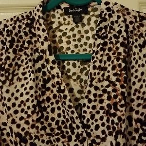 HOT NWT Animal print blouse